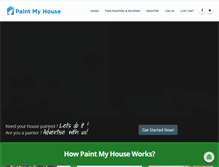 Tablet Screenshot of paintmyhouse.com.au